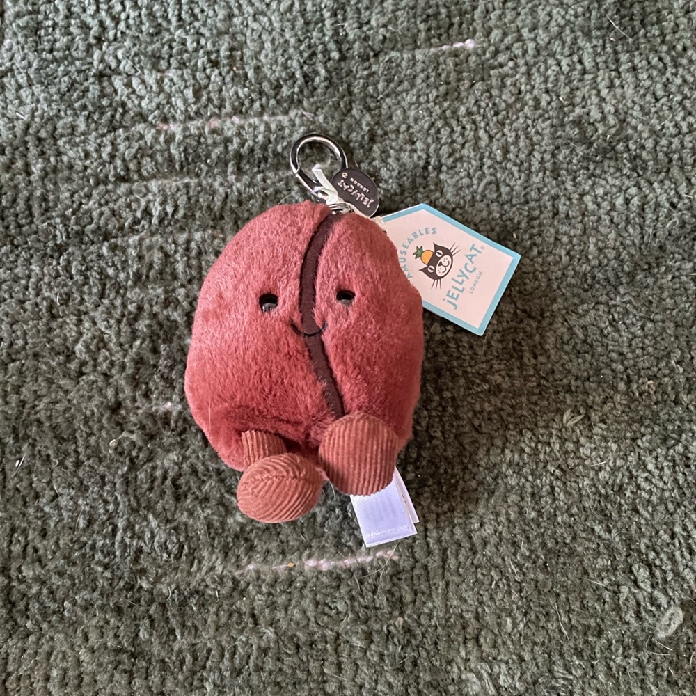 Jellycat Rust Plush Bag Charm